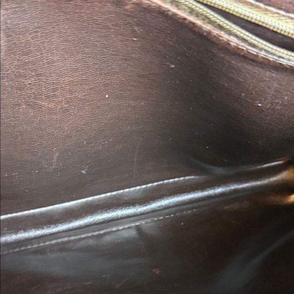 Fendi Zucchino FF Monogram Clutch Crossbody Bag Vintage Zucca Coated Canvas - Picture 10 of 15